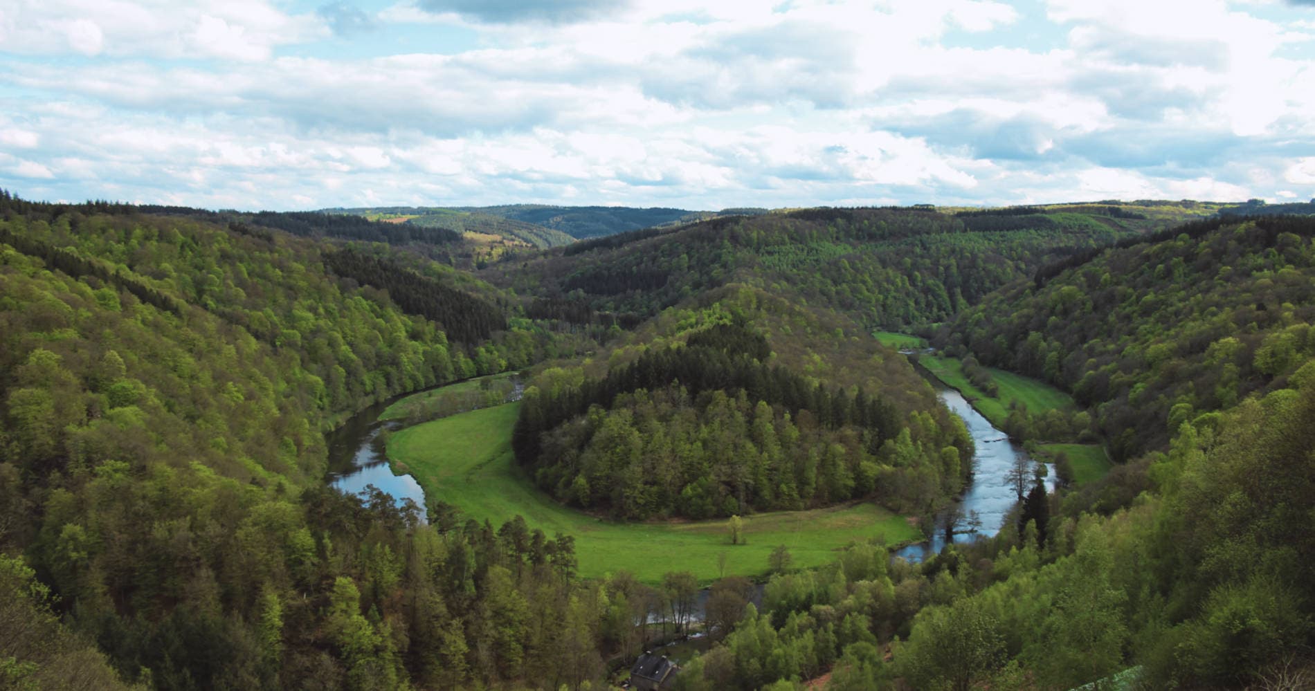 Paysage des Ardennes belges