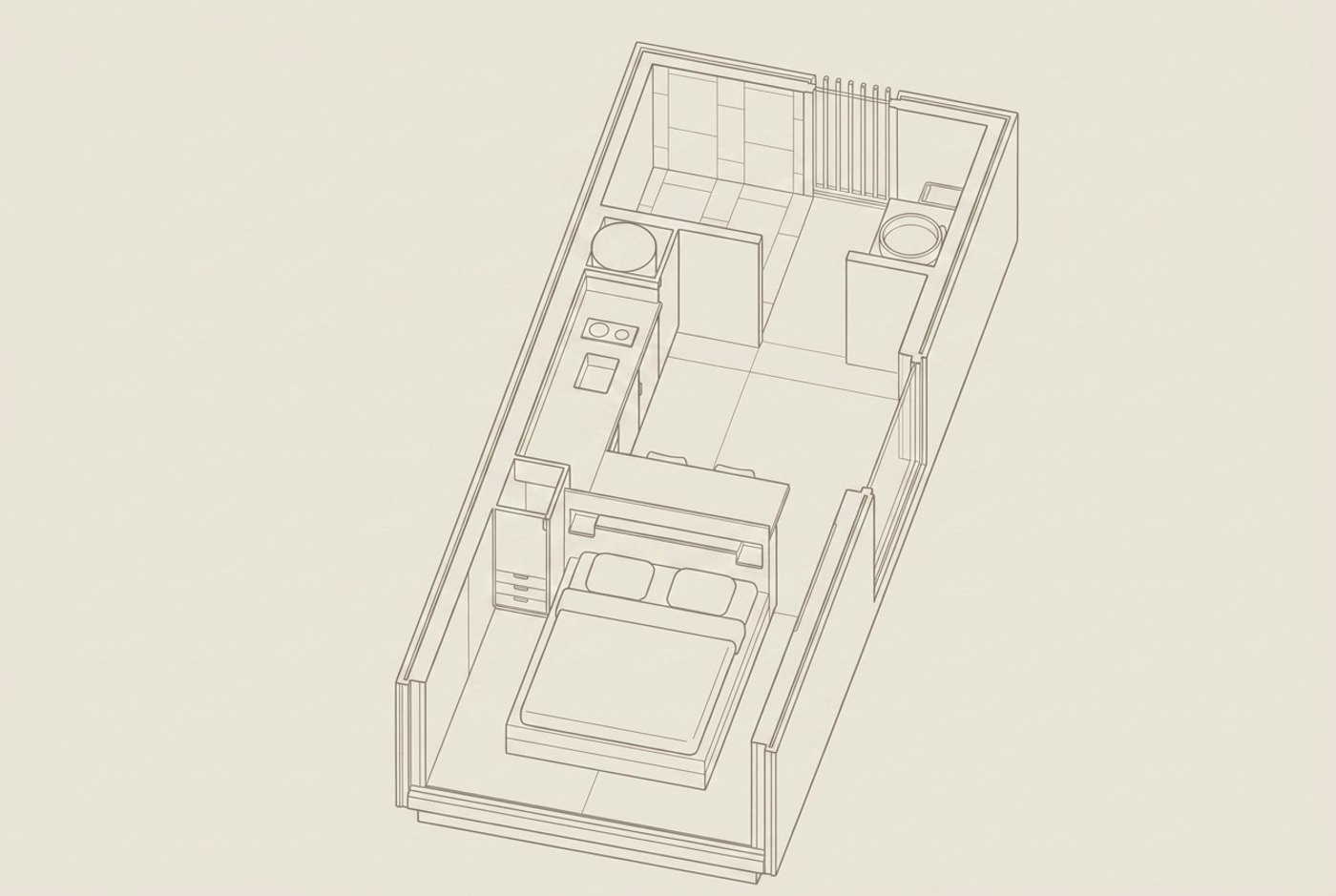 Plan schématique pour The Wild Cabin 24